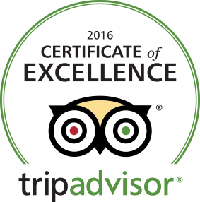 Trip Advisor Certificate of Excellence